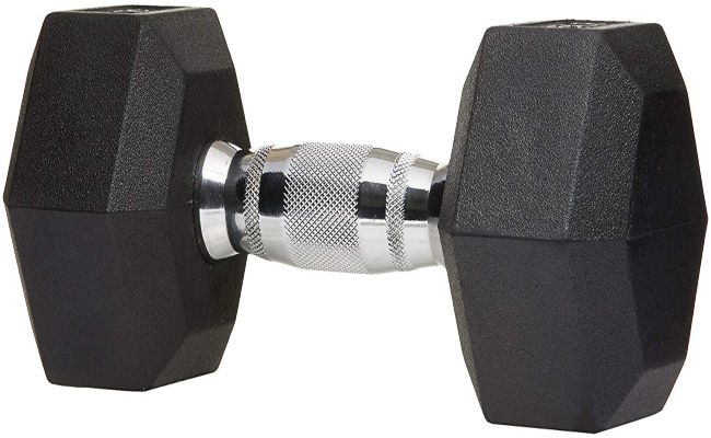 AmazonBasics Rubber Encased Hex Dumbbell Review