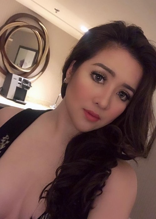 Angeline Quinto as seen while taking a gorgeous selfie in Brooks, California, United States in January 2019