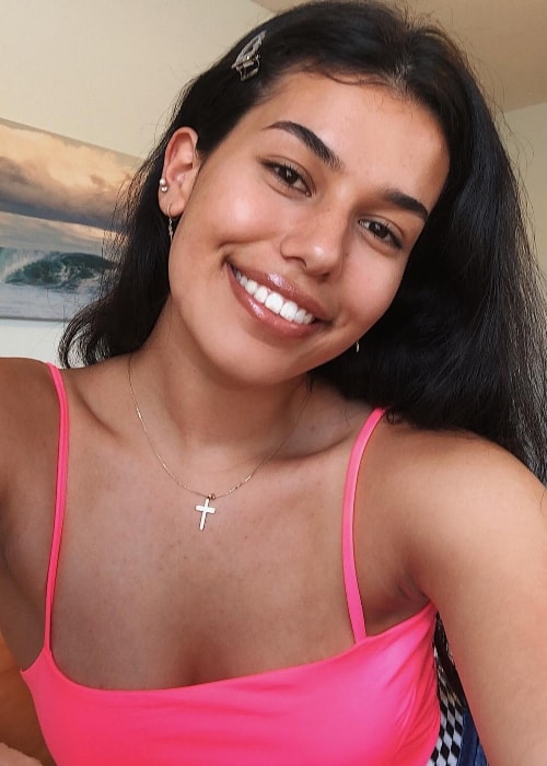 Ava Jules as seen while taking a selfie in March 2019