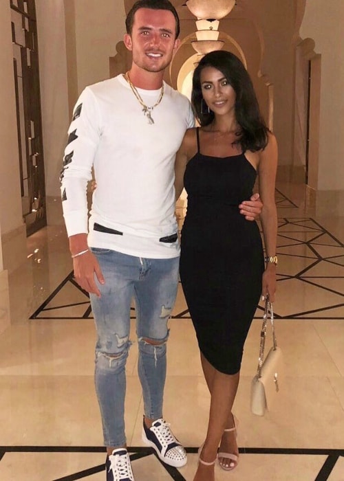 Ben Chilwell as seen while posing for a picture with Joanna Chimonides in June 2018