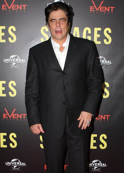 Benicio del Toro during event in October 2012