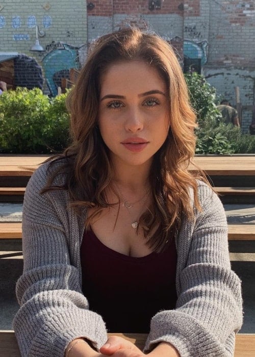 Brenna D'Amico as seen while posing for the camera in LA Art District, California, United States in March 2019