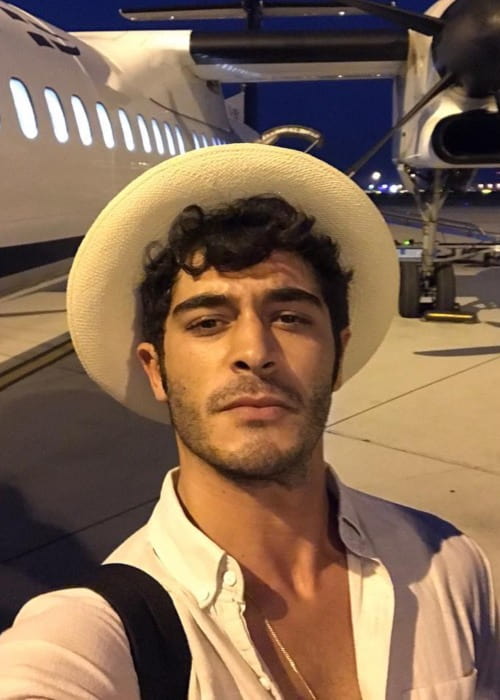 Burak Deniz in a selfie as seen in August 2018