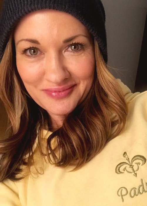 Catherine Taber as seen in a selfie taken in April 2019