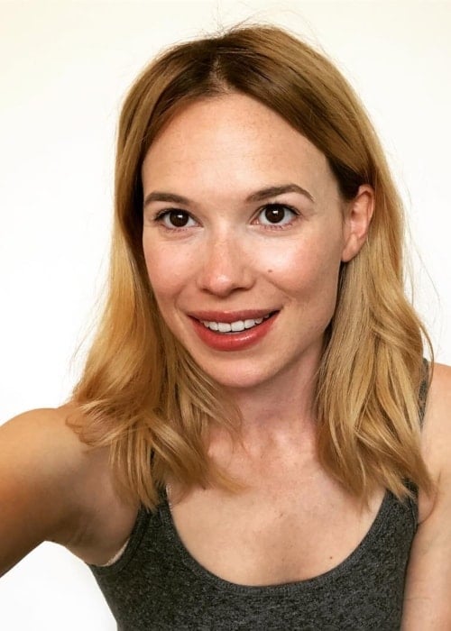 Celina Sinden as seen in a selfie taken in July 2018