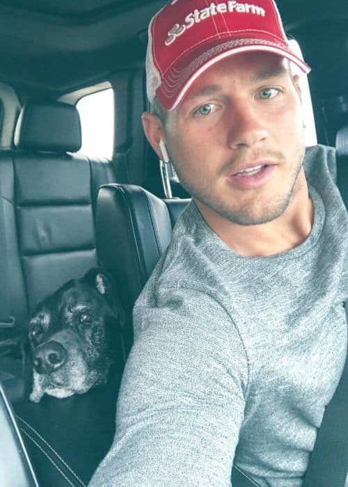 Colton Underwood in a selfie in May 2018