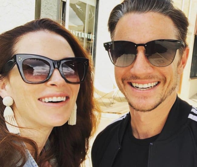 Craig Horner and Bridget Regan as seen in May 2018