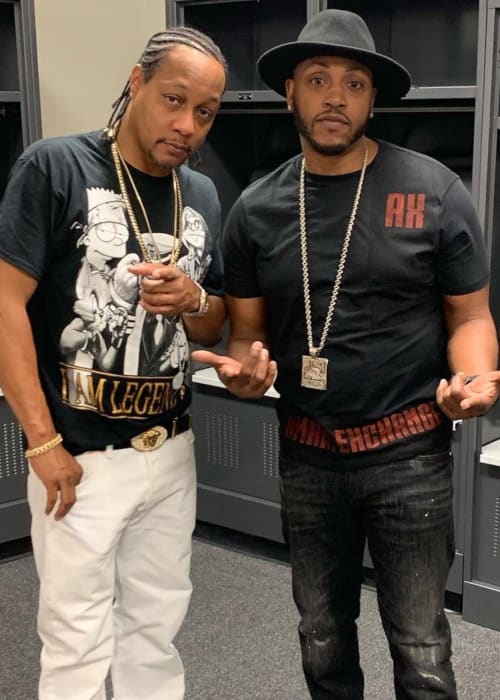 DJ Quik (Left) and Mystikal as seen in April 2019