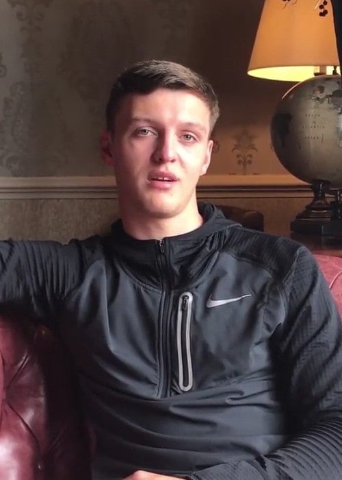 Dael Fry during an interview as seen in October 2018