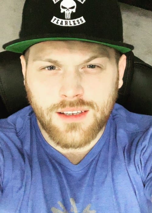 Danny Worsnop in an Instagram selfie as seen in April 2019