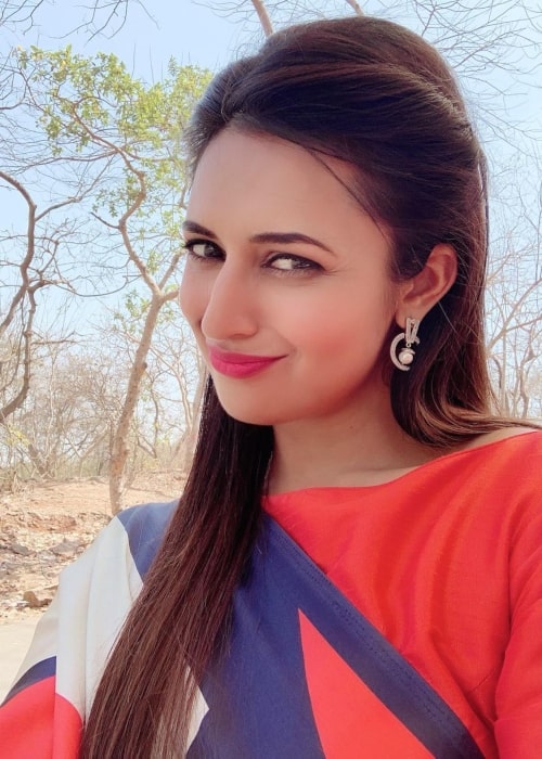 Divyanka Tripathi as seen in a selfie taken in March 2019