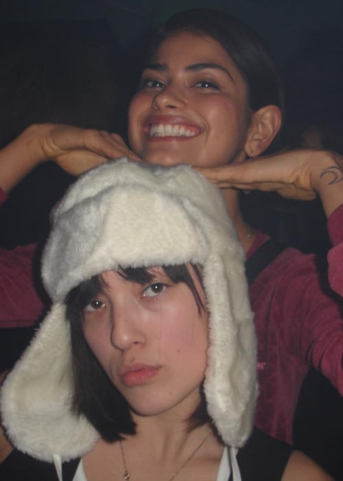 Hannah Kleit as seen in a picture with Sarah Vanessa taken in March 2019