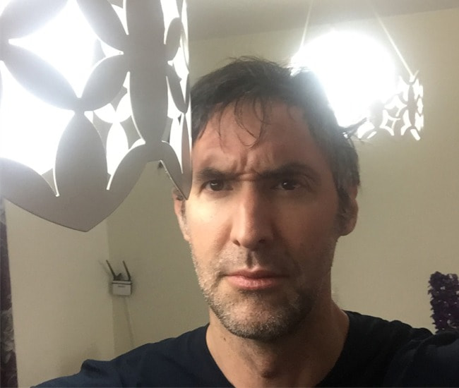 Ian Whyte in a selfie in April 2018