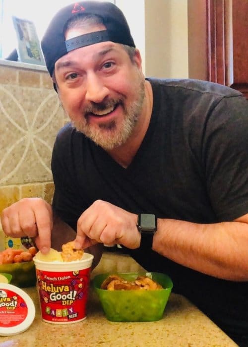 Joey Fatone in an Instagram post as seen in January 2019