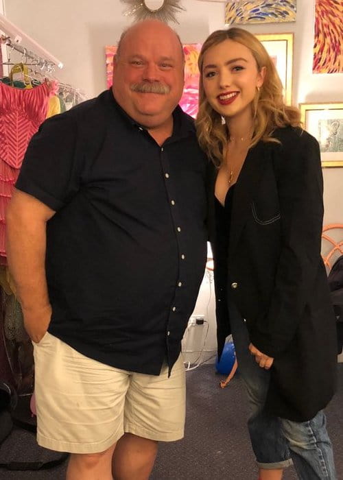 Kevin Chamberlin and Peyton List as seen in September 2018