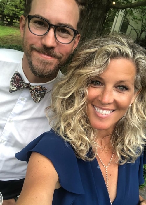 Laura Wright as seen in a selfie with her beau Wes Ramsey in April 2019