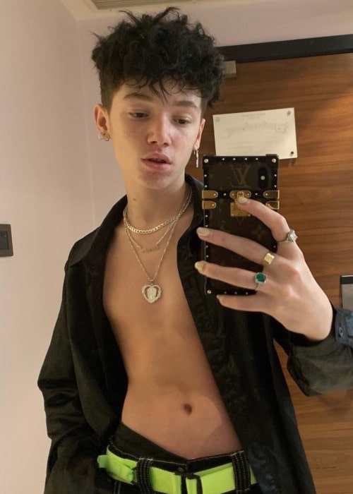 Lewis Blissett in an Instagram selfie as seen in April 2019