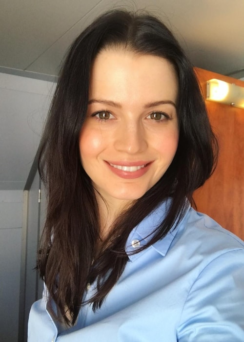 Meganne Young as seen while taking a selfie in May 2018