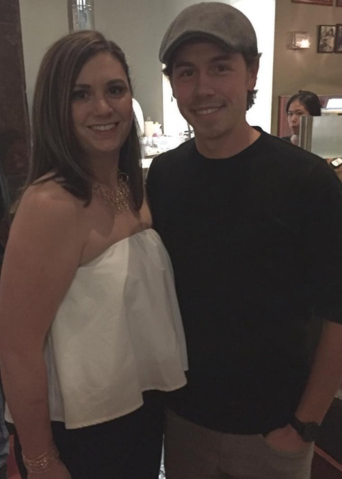 Munro Chambers and Kristina Fasciano as seen in August 2017