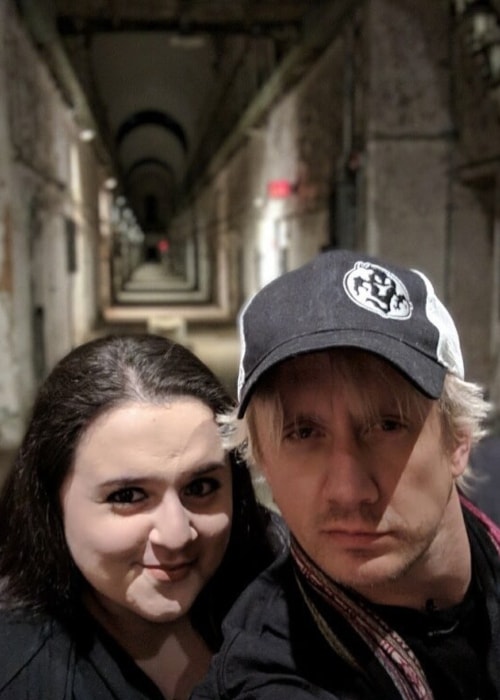 Nikki Blonsky as seen in a selfie with actor Chad Lindberg in February 2018
