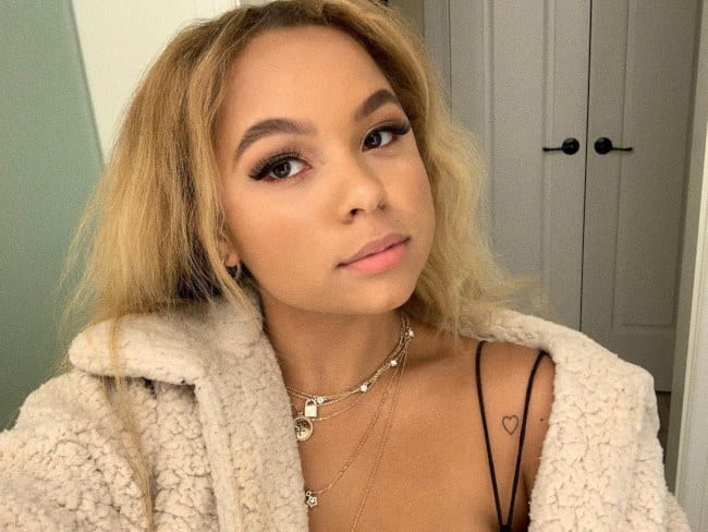 Rachel Crow in a selfie as seen in November 2018