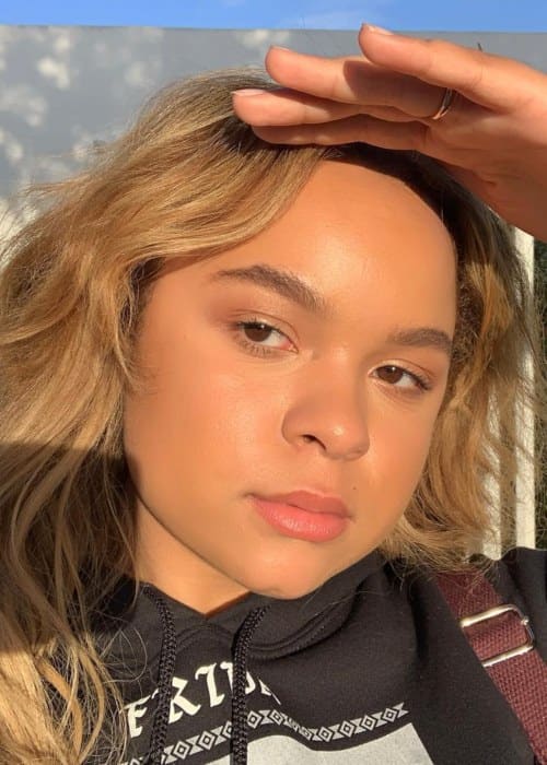 Rachel Crow in a selfie in March 2019