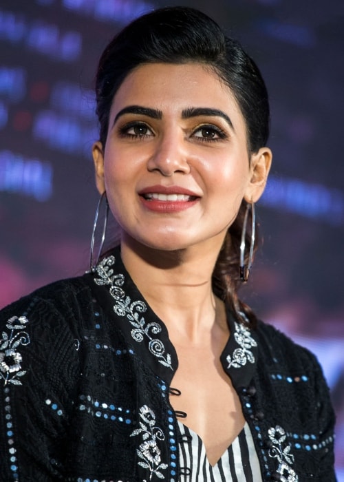 Samantha Akkineni as seen in a picture taken at the Irumbu Thirai Trailer Launch in December 2017