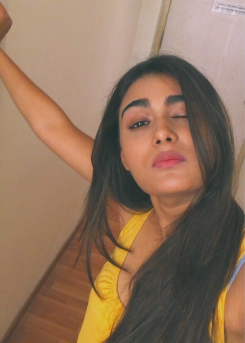 Shalini Pandey as seen in a selfie taken in March 2019