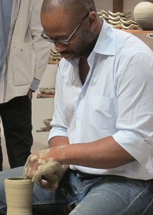 Theaster Gates at Soul Manufacturing Corporation in December 2012