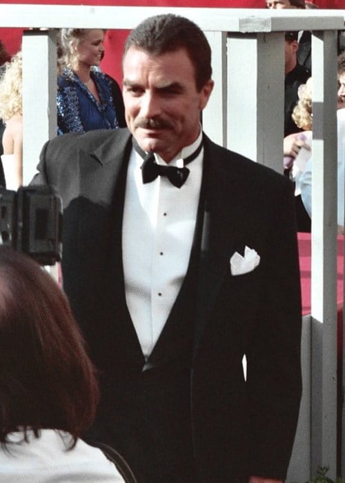 Tom Selleck on the red carpet at the 60th Annual Academy Awards in February 2013