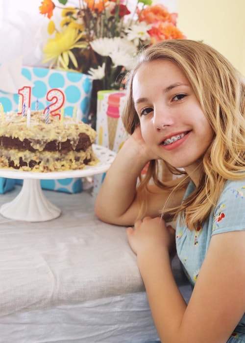 Abby Franke as seen in a picture taken on the day of her 12th birthday in April 2019