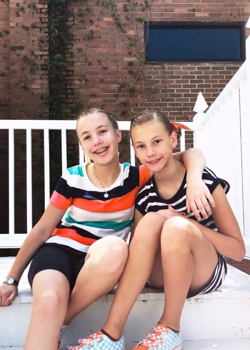 Abby Franke as seen in a picture with her sister Julie Franke in June 2019