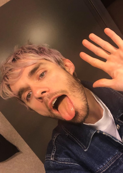 Awsten Knight as seen in a selfie taken in New York City, New York in December 2018