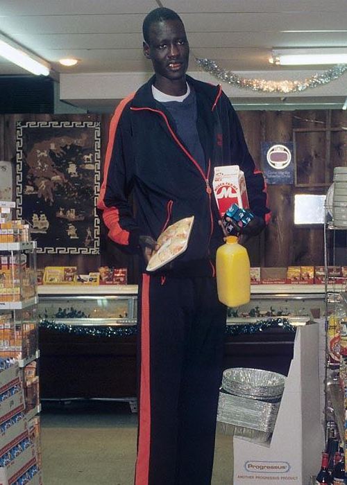 Basketball player Manute Bol