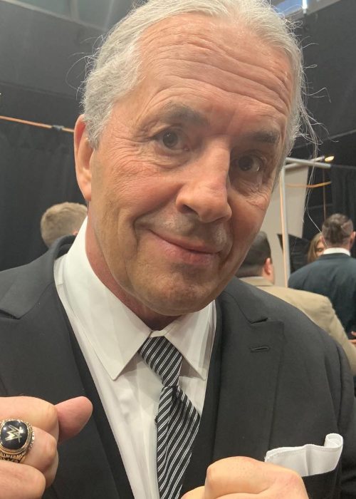 Bret Hart in an Instagram post as seen in April 2019