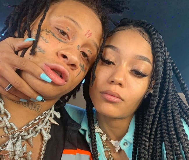 Coi Leray and Trippie Redd as seen in June 2019