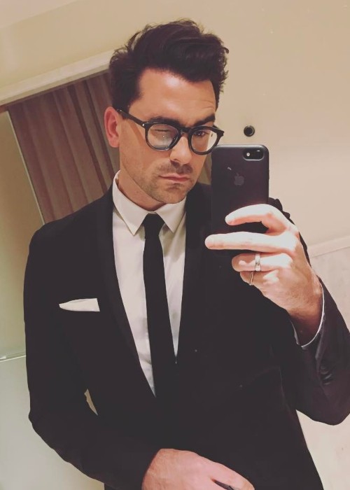 Dan Levy in a selfie in March 2017