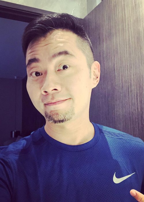 Daniel Ong in a selfie as seen in January 2019