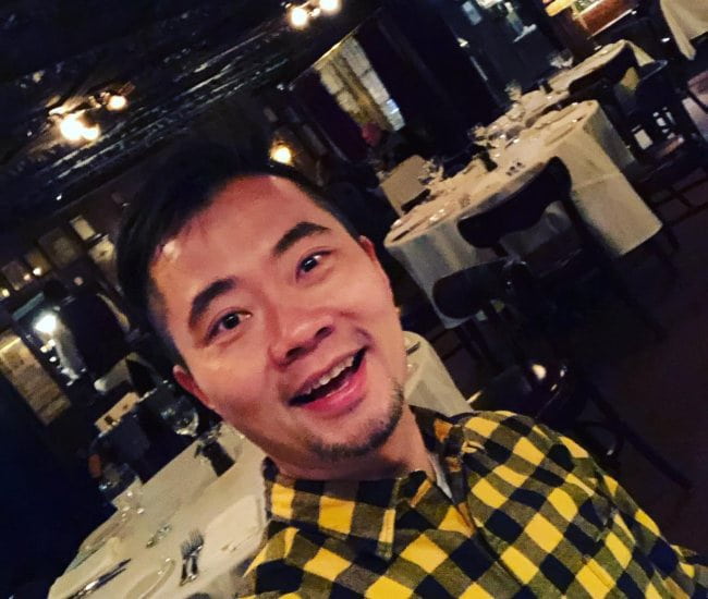 Daniel Ong in a selfie in January 2019