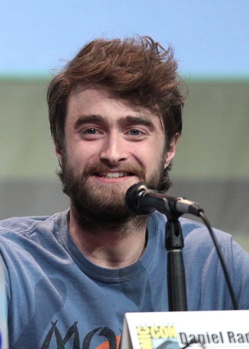 Daniel Radcliffe speaking at the 2015 San Diego Comic Con International