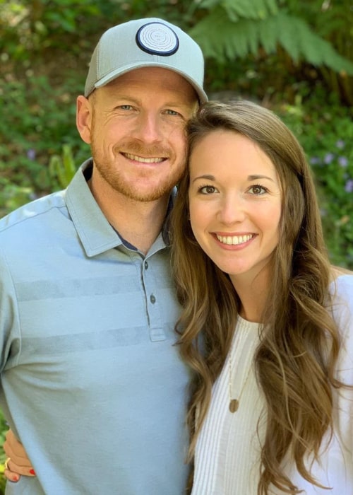 Garrett Hilbert as seen in a picture with his wife Kristin Hibert in May 2019