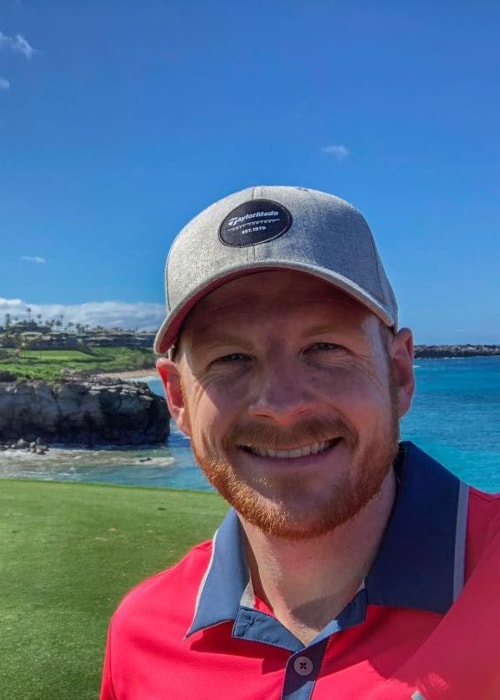 Garrett Hilbert as seen in a selfie taken at The Ritz-Carlton, Kapalua in January 2018