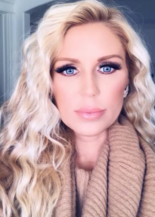 Gretchen Rossi in an Instagram selfie as seen in April 2019