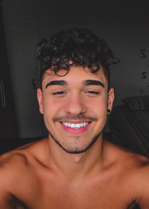 Gustavo Bonfim as seen in a selfie taken in Varginha, Brazil in February 2019