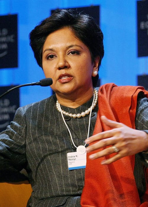 Indra Nooyi at the Opening Press Conference of the Annual Meeting 2008 of the World Economic Forum