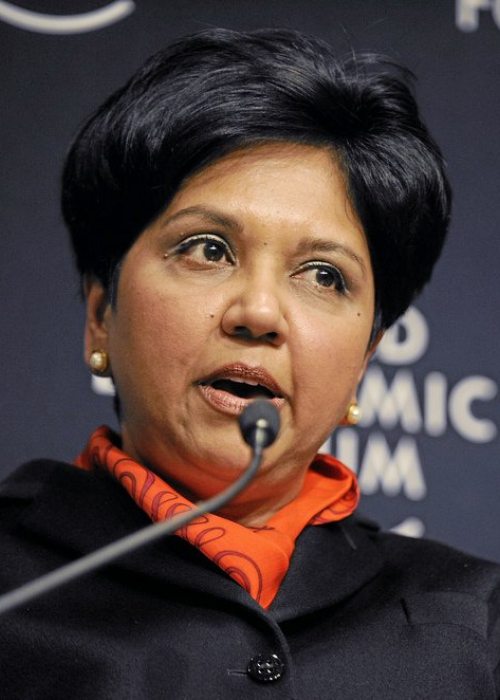 Indra Nooyi speaking at the World Economic Forum 2010 Annual Meeting