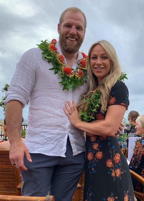 James Haskell and Chloe Madeley as seen in June 2019