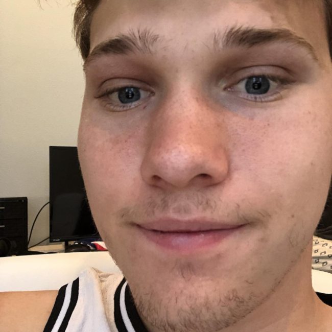 JesserTheLazer in an Instagram selfie as seen in March 2019