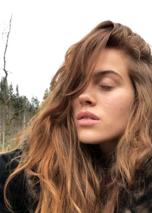 Kristine Ullebø in an Instagram selfie as seen in May 2018