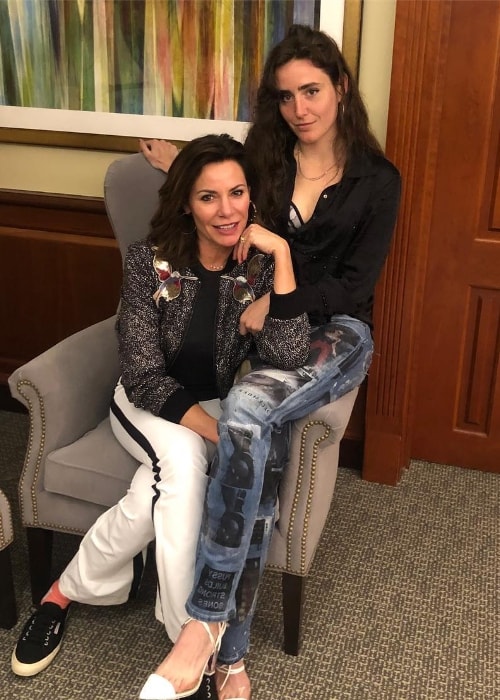 Luann de Lesseps as seen while posing for a picture with her daughter, Victoria de Lesseps, at Foxwoods Resort Casino in April 2019